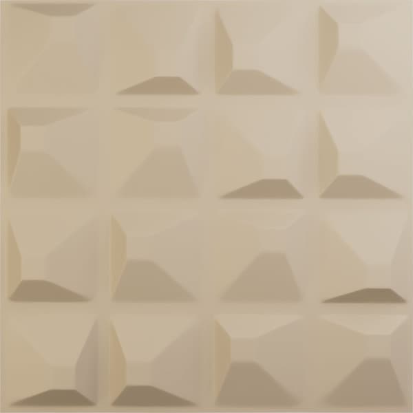 Ekena Millwork 19 5/8in. W x 19 5/8in. H Tristan EnduraWall Decorative 3D Wall Panel Covers 2.67 Sq. Ft. WP20X20TNGBE - main